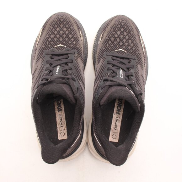 Hoka One One Clifton 9 Women's Size 7.5 B Black White Running Shoes 1127896 BWHT - Picture 6 of 9